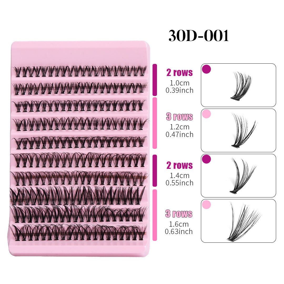 LushLash Single Cluster Set – Full Glam, Easy Application