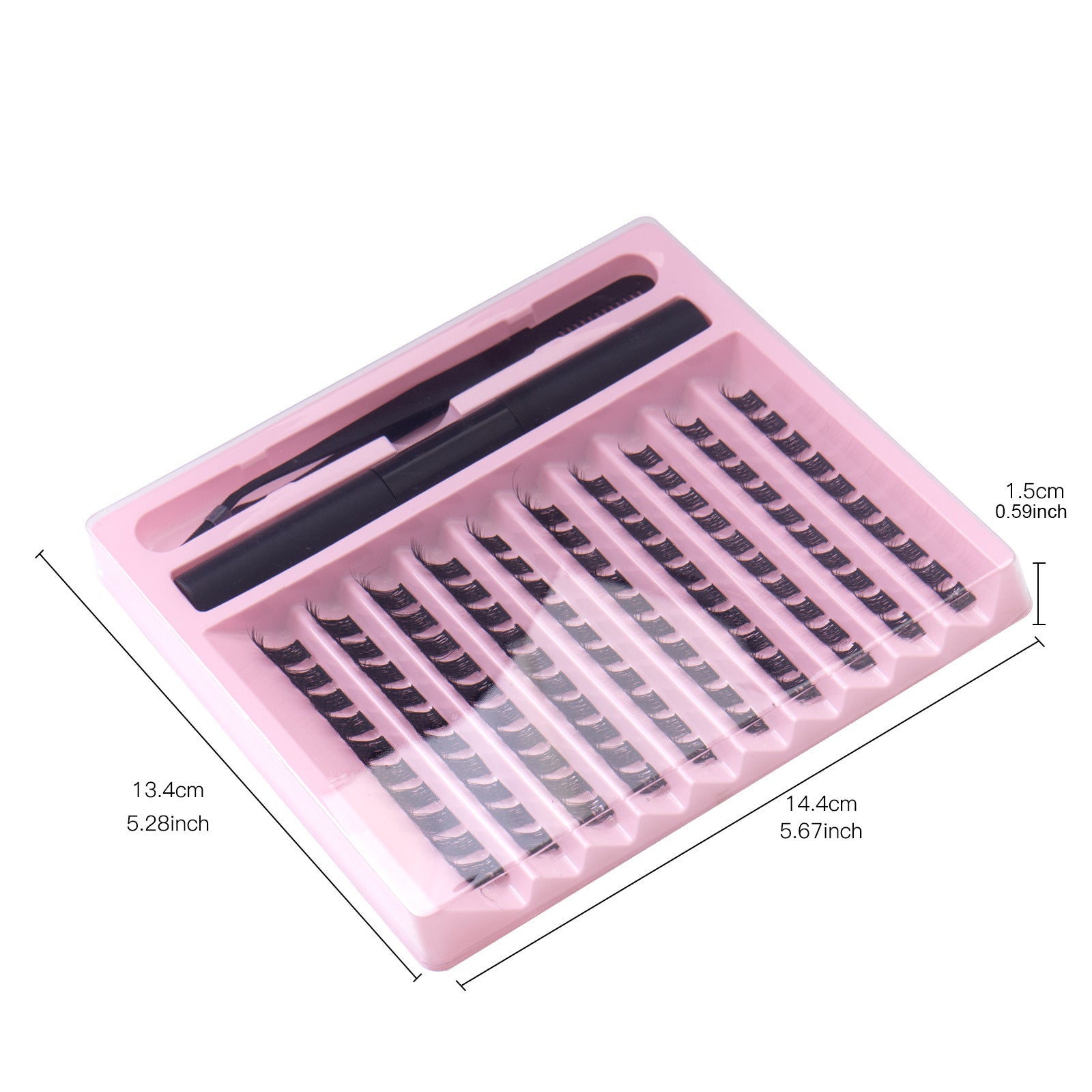 LushLash Single Cluster Set – Full Glam, Easy Application