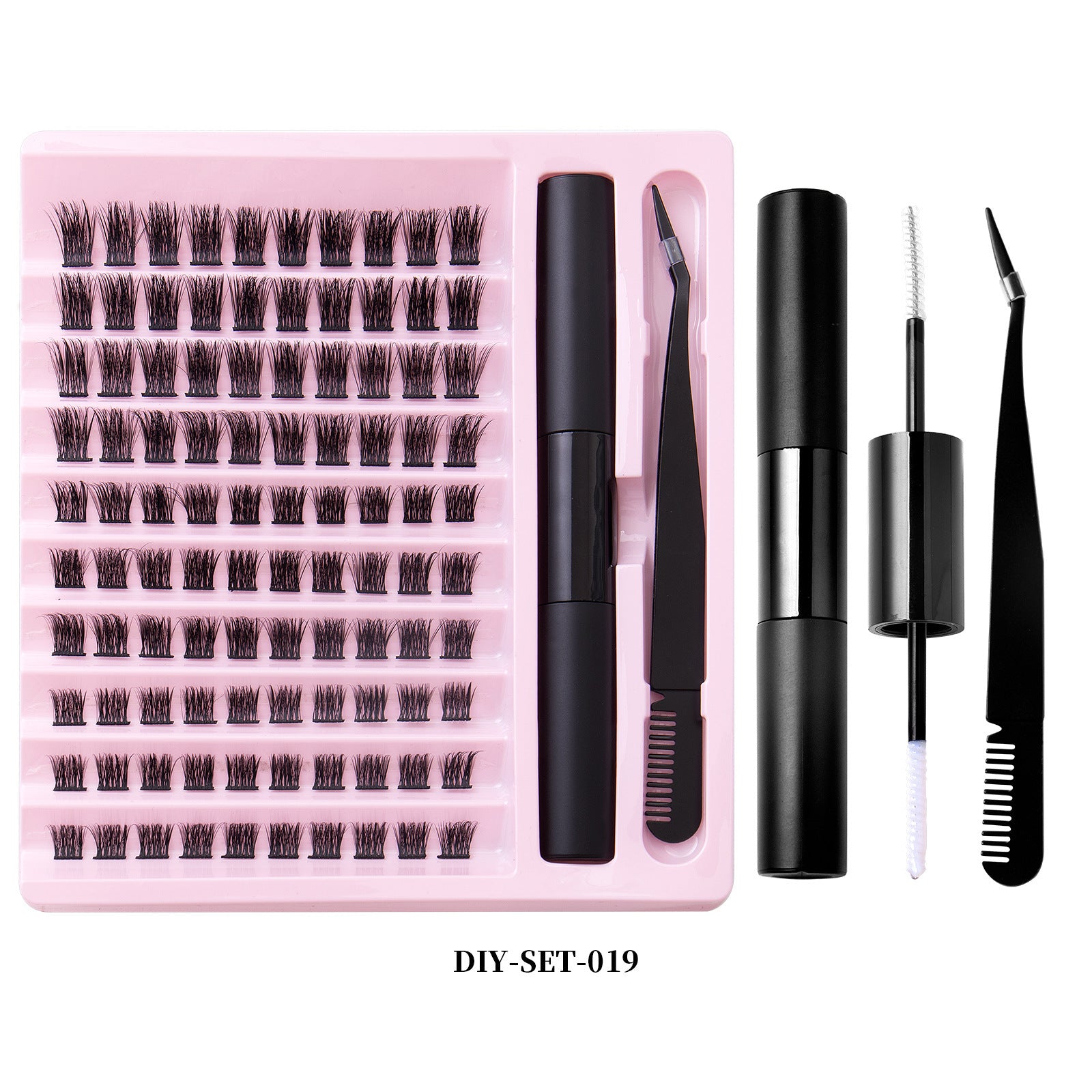 LushLash Single Cluster Set – Full Glam, Easy Application